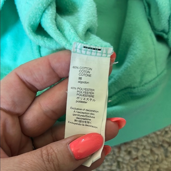 GAP Mint Green Hoodie Size M - Picture 5 of 6